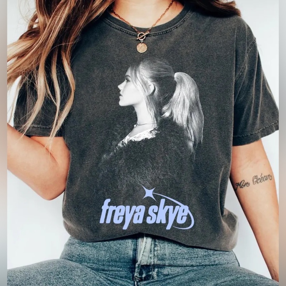 Comfort Colors Vintage Freya Skye Shirt, Descendants Zombies Worlds Collide Tour